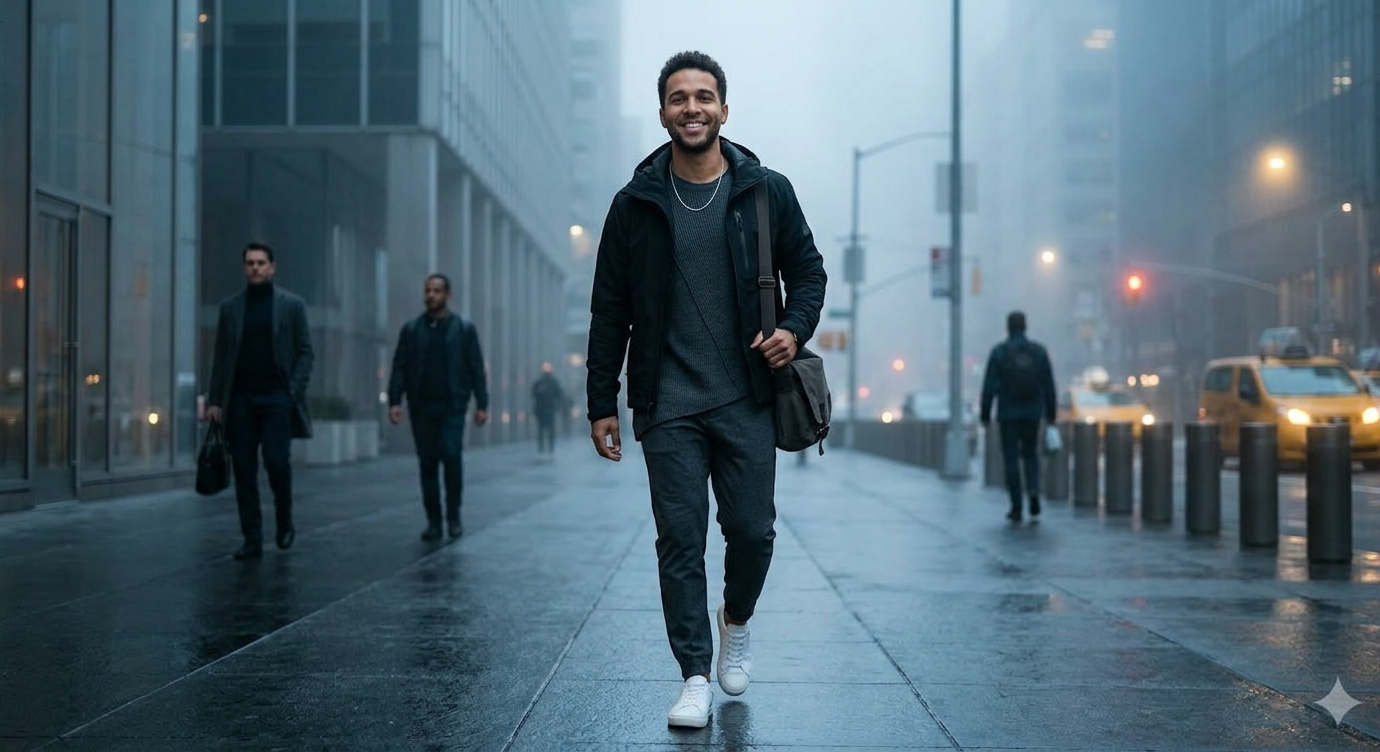 Generated Urban Professional advertising scene